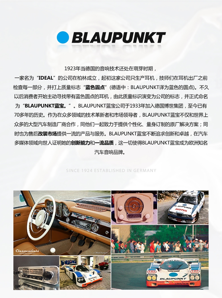 德國(guó)（藍(lán)寶BLAUPUNKT）MPS 1652 CVW大眾專用6寸喇叭